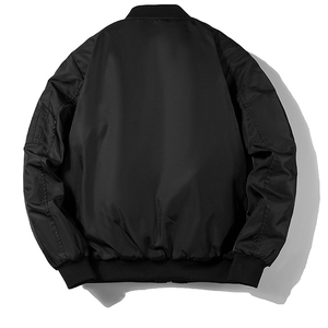 Autumn Winter Men's Sport All Match Casual Stand Collar <b>Jacket</b> Thickened <b>Pilot</b> Coat Men's Loose Baseball <b>Jacket</b> - Product Image 5