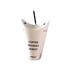 Eco friendly take away disposable unique paper coffee cup butterfly paper cup with logo