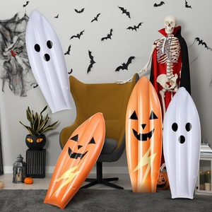 Tabla de Surf Inflable de PVC Colorida, Decoración para Fiestas en la Playa Hawaiana, Juguete para Piscina, Accesorio para Fotos, para Vacaciones de Verano - Product Image 4