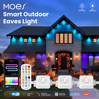 Éclairage intelligent pour gouttières 24V, éclairage de vacances, Ambilight RGBIC LED, éclairage permanent pour gouttières, bande LED imperméable Ambilight