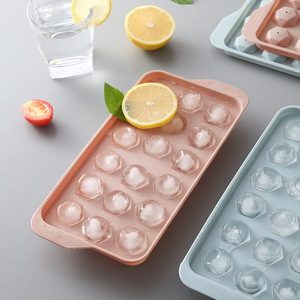 Bandeja de cubo de gelo flexível, popular, venda, com tampa, fácil liberação, moldes de cubo de gelo, faça <span class=keywords><strong>mini</strong></span> cubos de gelo - Product Image 3