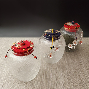 De <span class=keywords><strong>moda</strong></span> de estilo Simple de vidrio borosilicato de alta tela tapa hojas de té Jar negro jarra de Té Accesorios - Product Image 6