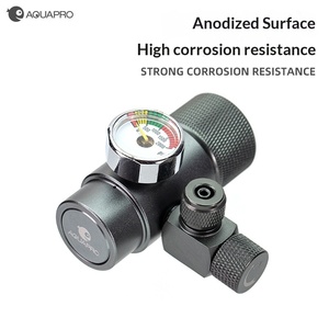 Regolatore di Pressione Gas <span class=keywords><strong>CO2</strong></span> Aquapro Singolo/Doppio Manometro per Acquario, Valvola per Bombole W21.8 M22 - Product Image 3