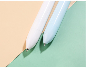 ปากกาลูกลื่นพลาสติกมาการอง6-in-1หลากสีกว้าง1.0มม. สำหรับเป็นของขวัญโปรโมชั่น - Product Image 2