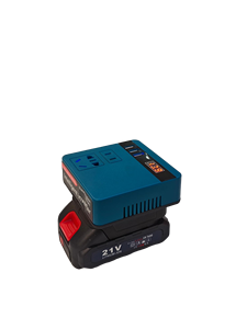 Convertisseur d'énergie à batterie lithium 18-21V DC/AC, quatre sorties 50/60Hz, usage domestique et industriel, haute efficacité 85%, multi-interface - Product Image 3