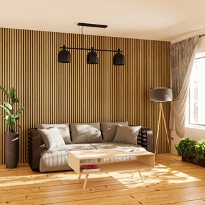 Paneles Acústicos <span class=keywords><strong>de</strong></span> Madera Ignífugos <span class=keywords><strong>de</strong></span> Diseño Moderno Akupanel, Diseño Gráfico para Oficina, Sala <span class=keywords><strong>de</strong></span> Estar, Insonorización, Ligeros y Duraderos - Product Image 2
