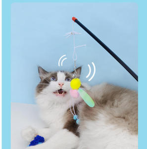 <span class=keywords><strong>Jouet</strong></span> pour chat Dragonfly Teaser Wand, <span class=keywords><strong>jouet</strong></span> de pêche pour chat, <span class=keywords><strong>jouet</strong></span> pour <span class=keywords><strong>chaton</strong></span>, plume pour <span class=keywords><strong>chaton</strong></span>, collection pour animaux de compagnie, divertissement autonome, soulagement de l'ennui - Product Image 3