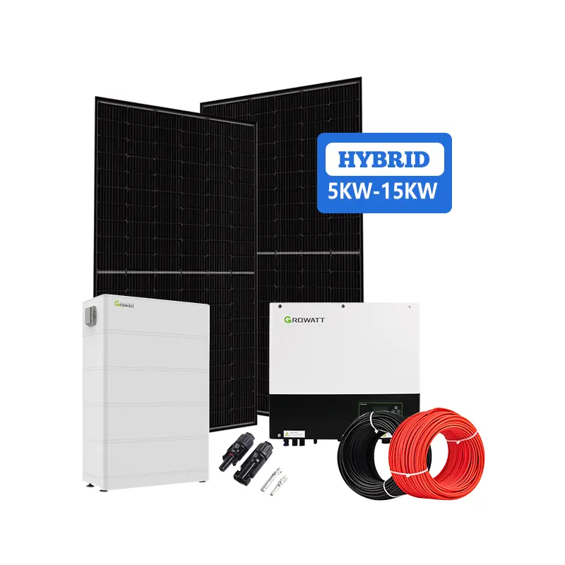 solar panel system 5kw 10kw 15kw 5000w solar photovoltaic system 8kw solar power kit hybrid grid solar energy system