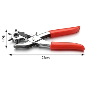 NEW <strong>Leather</strong> <strong>Belt</strong> <strong>Hole</strong> Punch Plier Eyelet <strong>Puncher</strong> Revolve Sewing Machine Bag Setter Tool Watchband Strap Household Leathercraft - Product Image 3