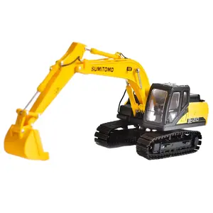 Top รูปแบบของเล่นสำหรับ Kid Excavator โลหะผสมโลหะรุ่น SH210 RC 1/50