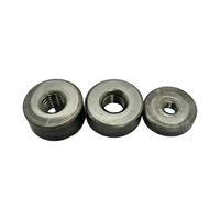Écrou rond à soudure cylindrique en acier au carbone de grade 4.8, têtes frappées à froid, M4-M20, pour assemblage structurel en usine