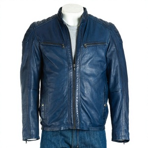 <b>Top</b> Trending Men's Pure <b>Leather</b> Jacket Custom Design Casual Style Zipper <b>High</b> Quality New Winter Collection Custom Size Options - Product Image 2
