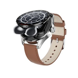 Reloj Inteligente para Hombre DF D9 con Carcasa de Aleación de Zinc, Esfera Redonda Grande, Diseño de Lujo 2 en 1 con Auriculares TWS Integrados - Product Image 6