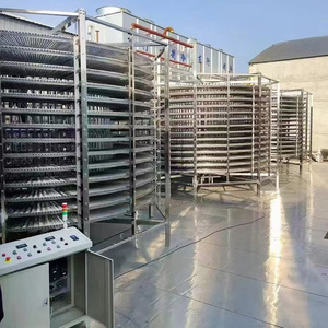 Thực phẩm nhanh chóng đóng băng xoắn ốc tháp làm mát thép không gỉ xoắn ốc tháp Bánh Mì Bánh truyền đạt tháp nhiều lớp lưới vành đai - Product Image 2