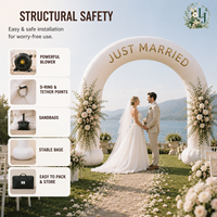 Arches et murs de fond gonflables géants personnalisables – Équipement gonflable adapté aux mariages, événements et réceptions d'entreprise