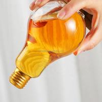 Nouveau design chine meilleur prix 100ML 500Ml verre verres ampoule en forme de paille tasse jus eau boisson bouteille pour la décoration