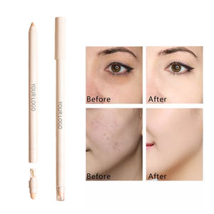 Lápiz corrector para la cara, Material de madera de etiqueta privada, maquillaje fino, impermeable, textura suave - Product Image 6