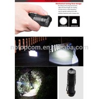 Contoh Gratis Senter LED Portabel Tahan Air 3W XPE Senter Mini untuk Berkemah Berburu Luar Ruangan