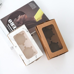 Carpetas con agujeros, caja para cupcakes de panadería, caja para pasteles de papel, cajas para cupcakes de cartón transparente, 12 y 6 cajas Para cupcakes personalizadas - Product Image 3