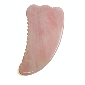 Outil de drainage lymphatique de pierre de gua sha de hearthcare de quartz rose pour le corps - Product Image 1