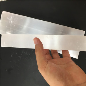Vendita calda ibg size bianco naturale <span class=keywords><strong>fette</strong></span> di selenite gesso per la decorazione domestica - Product Image 3