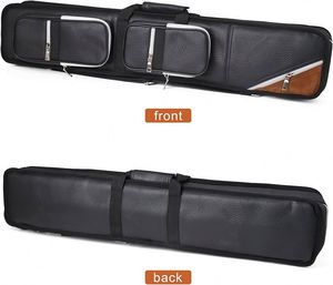 Muestra gratuita, venta al por mayor de fábrica, personalizado con bolsillo interior, se pueden instalar accesorios de billar, estuche/bolsa suave para tacos de billar - Product Image 3