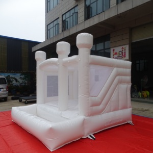 Castillo Inflable Blanco Comercial <span class=keywords><strong>para</strong></span> Bodas con Tobogán y Piscina <span class=keywords><strong>de</strong></span> Pelotas, Castillo Inflable <span class=keywords><strong>para</strong></span> Eventos y <span class=keywords><strong>Alquiler</strong></span> <span class=keywords><strong>de</strong></span> <span class=keywords><strong>Fiestas</strong></span> - Product Image 6