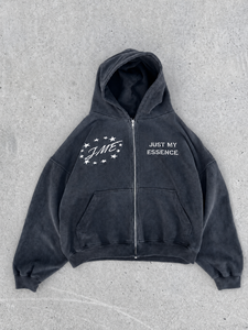 HG Clothing Manufacturers เสื้อฮู้ดดี้ผ้าเฟรนช์เทอร์รี่ 100% คอตตอนทรงโอเวอร์ไซส์ สไตล์วินเทจ ล้างสี พิมพ์ลาย  สำหรับผู้ชาย - Product Image 1