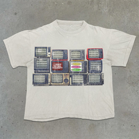 Fabrication de t-shirts OEM personnalisés Faites de votre marque Design Dtg sérigraphie t-shirt graphique t-shirts impression coton lourd hommes t-shirt