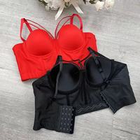 Corset Bustier Soutien-Gorge Grande Taille pour Femme en Gros, Haut Mode à Décoration Perles, Gainant avec Armatures et Soutien Dorsal, Corsets Femme