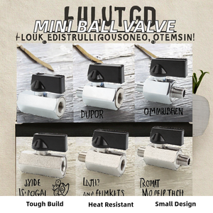 Tất cả các đồng Mini khí nén bóng van chuyển đổi nhiệt độ cao Nước Kết nối phụ kiện Hướng dẫn sử dụng điện OEM tùy chỉnh - Product Image 2