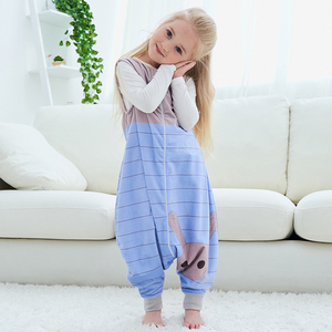 MICHLEY bambini Cartoon Stripes tute <span class=keywords><strong>coniglio</strong></span> primavera bambino sacco <span class=keywords><strong>a</strong></span> pelo bambini sacco <span class=keywords><strong>a</strong></span> pelo ragazze <span class=keywords><strong>pigiama</strong></span> - Product Image 3
