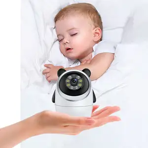 Akıllı HD 1080P bebek uyku monitörlü kamera ekran telefon Wifi BabyPhone ses 2022 kamera monitörü