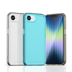 เคสโทรศัพท์ TPU แบบนิ่มสีลูกกวาดป้องกันรอยขีดข่วนทนทานกันกระแทกยืดหยุ่นฝาครอบโทรศัพท์มือถือสำหรับ iPhone 16 E - Product Image 1