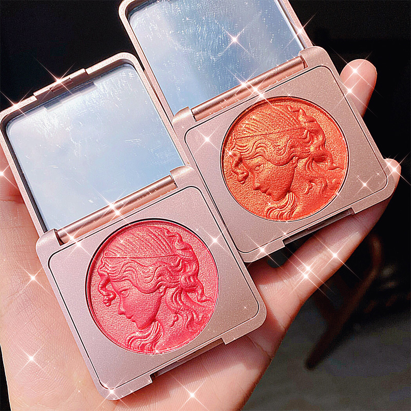 Blush Highlighter Daily Makeup 3D Embossed Makeup Private Label