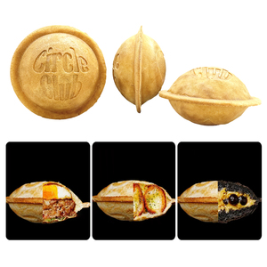 UFO <span class=keywords><strong>Burger</strong></span> Machine Équipement de cuisine commerciale Crème glacée Gelato Press HamBurger Machine à pain Grill Toaster Machine avec CE - Product Image 1