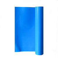 Bâche en PVC robuste pour inventaire, toile bleue anti-UV, imperméable, rouleau de plastique de qualité