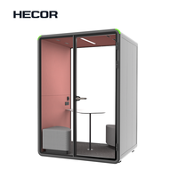 Cabine téléphonique intérieure moderne amovible portable insonorisée en aluminium pour la maison bureau hôtel pour le salon immeuble de bureaux