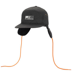 Casquette Snapback d'hiver en velours côtelé à 7 panneaux avec protection des oreilles TCAP Custom - Product Image 3