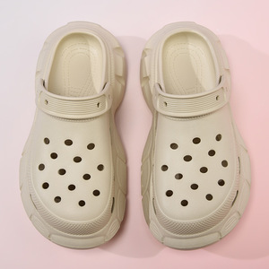 Women's Platform <b>Clogs</b> White Thick Sole 5Cm Breathable Non Slip Beach Shoes - Product Image 4