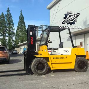 Montacargas TCM FD70Z de 7 toneladas, montacargas usado de Japón, 7 toneladas, motor Isuzu 6BG1, máquina usada, montacargas a gasolina, 3000MM 7000KG - Product Image 6