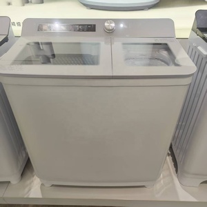 Lave-<span class=keywords><strong>linge</strong></span> semi-automatique <span class=keywords><strong>à</strong></span> double tambour de 13 kg pour usage domestique, grande capacité, séparation, économie d'énergie et faible consommation. - Product Image 4