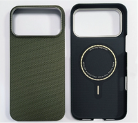 Coque de téléphone magnétique en fibre d'aramide légère (20g) pour iPhone 17 Pro Max, avec découpe précise et protection antichute, disponible en gros