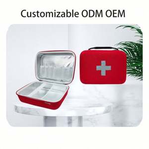 Trousse de premiers secours pour entreprise et école, durable, en EVA, pour Naloxone, stockage médical d'urgence, en cuir, toile, PU, nylon, polyester, pour extérieur - Product Image 6