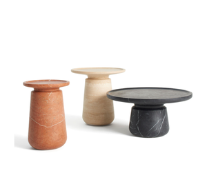 Moderno pratico tavolino laterale in <span class=keywords><strong>marmo</strong></span> <span class=keywords><strong>nero</strong></span> rotondo in <span class=keywords><strong>marmo</strong></span> <span class=keywords><strong>Marquinia</strong></span> <span class=keywords><strong>nero</strong></span> tavolini per soggiorno - Product Image 4