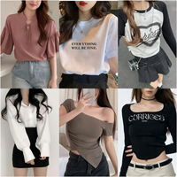 Commandes en gros de shorts, hauts et robes de style européen et américain, articles en stock, expédition aléatoire de marques mixtes