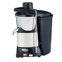 Extracteur de jus silencieux à large diamètre en acier inoxydable 220V, modèle commercial Santos 50C, avec éjection des pulpes