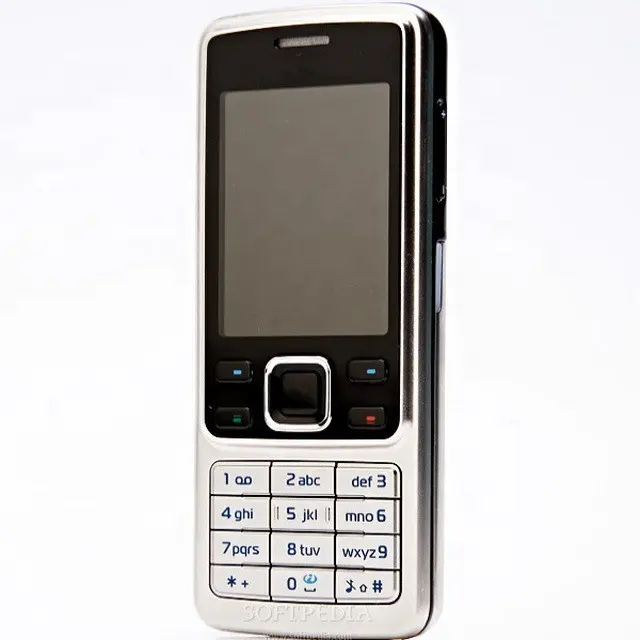 Desbloqueado Original Barato Simple teléfono 6300 Classic GSM Bar Teléfono móvil Teléfono celular Pantalla de 2,0 pulgadas