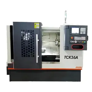 TCK66A 고정밀 CNC 경사 침대 선반 고급 솜씨 Cnc 컨트롤러 선반 기계