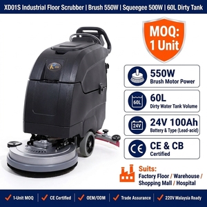 XD01S High Quality Easy-to-Operate Floor Cleaning <b>Machine</b> <b>Walk</b>-Behind Floor Hand Push Floor Scrubber - Product Image 5